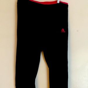 Adidas stylish high tech athletic pants.